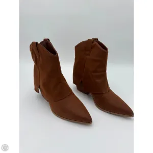 Boots Ankle Heels By Altard State In Brown, Size: 8.5
