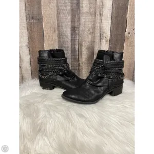 Boots Ankle Heels By Cme In Black, Size: 11