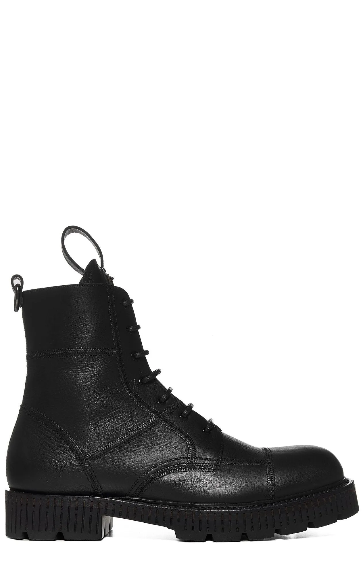 Dolce & Gabbana Logo Plaque Ankle Boots
