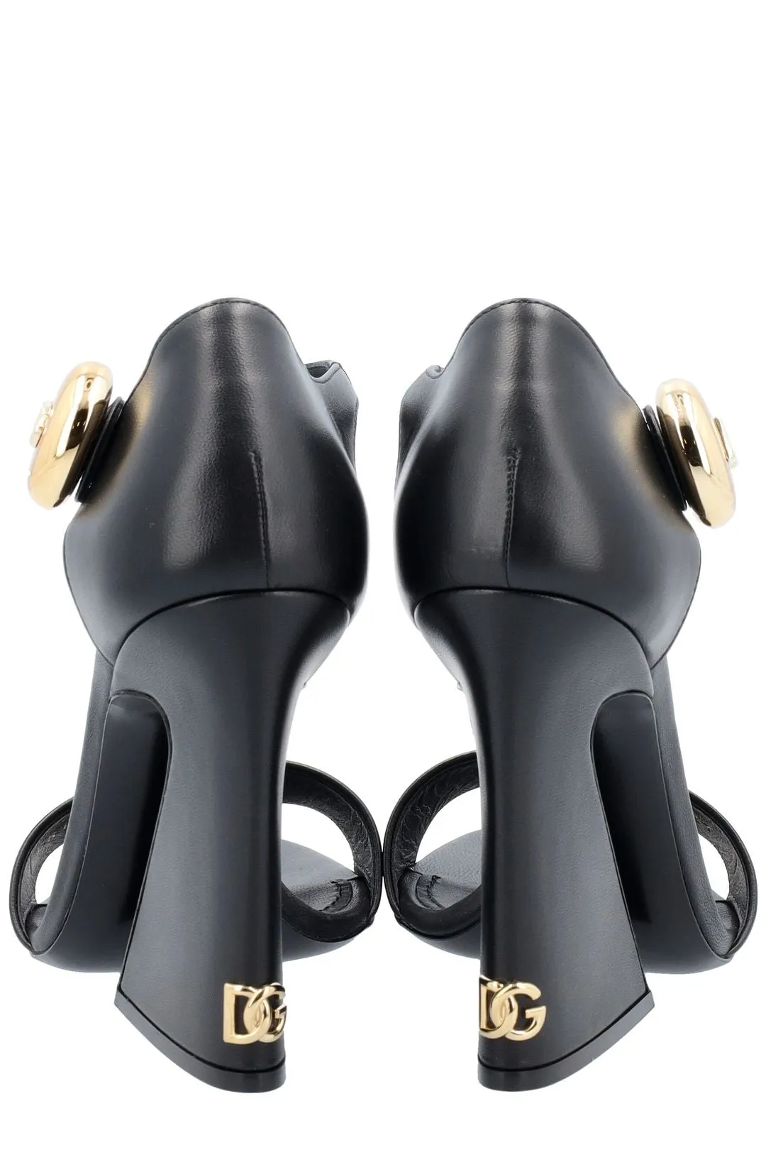 Dolce & Gabbana Open Toe Ankle Strap Sandals