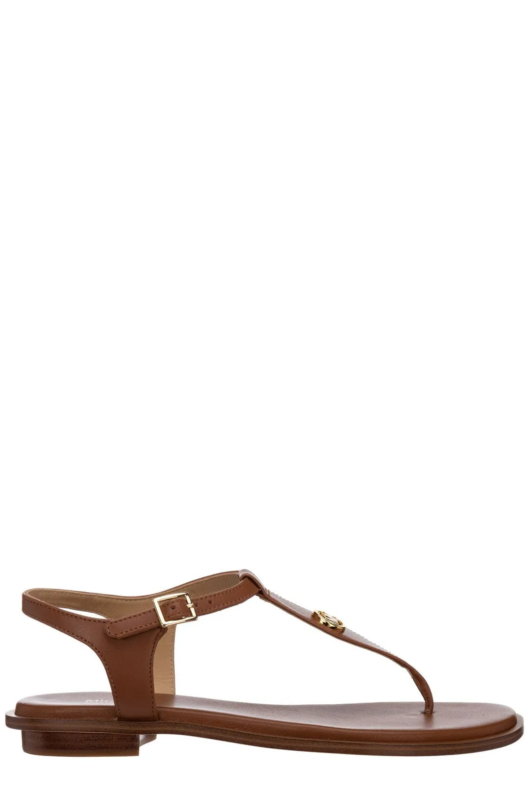 Michael Michael Kors Logo Plaque Ankle Strap Sandals