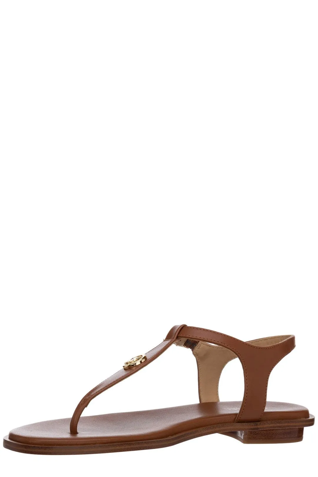 Michael Michael Kors Logo Plaque Ankle Strap Sandals