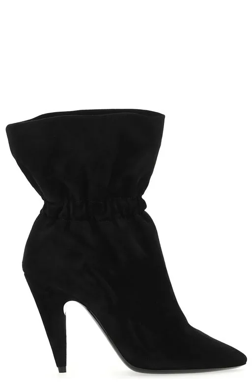 Saint Laurent Étienne Almond Toe Ankle Boots
