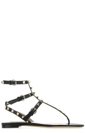 Valentino Garavani Rockstud Ankle Strap Sandals