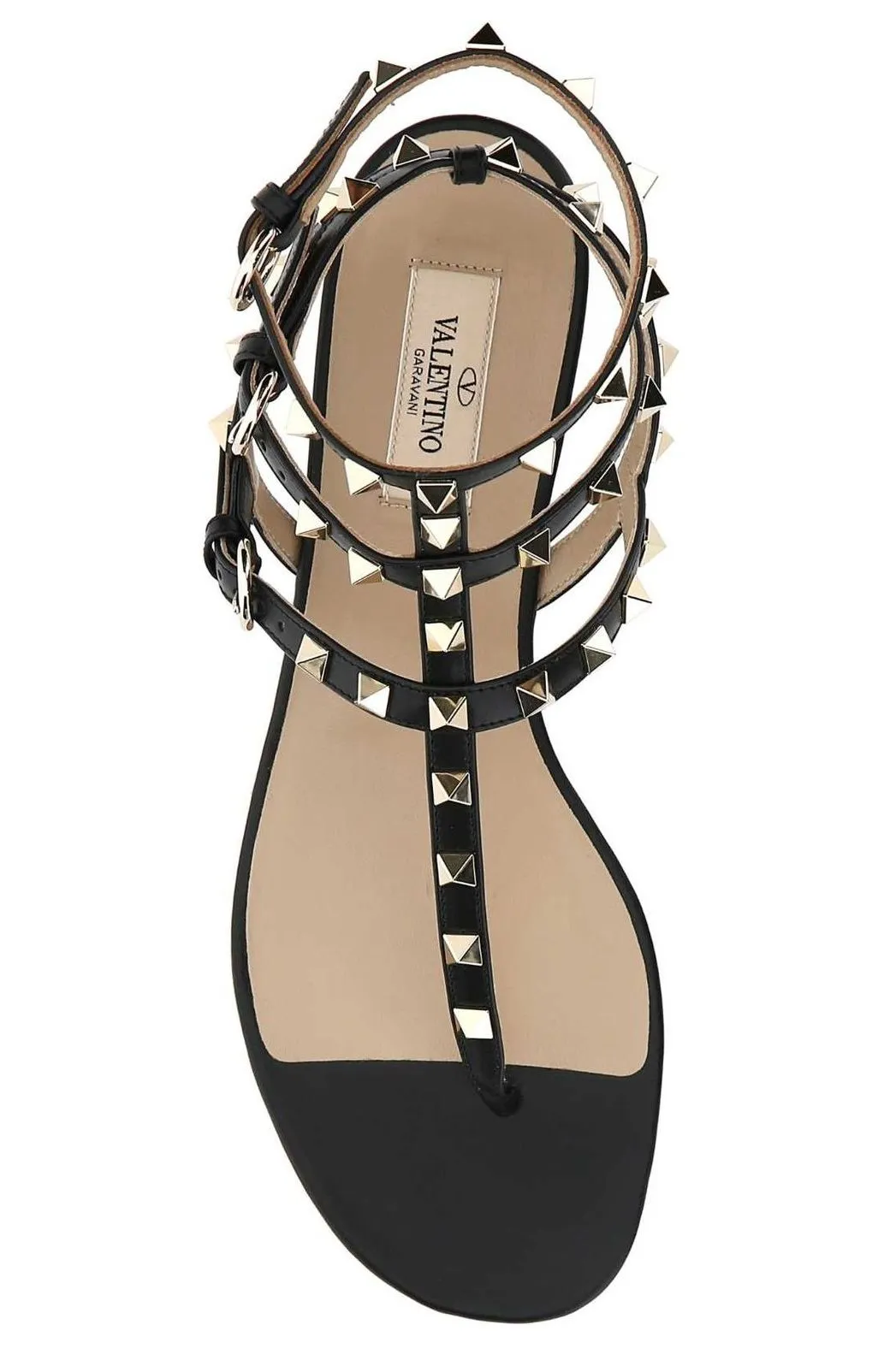 Valentino Garavani Rockstud Ankle Strap Sandals
