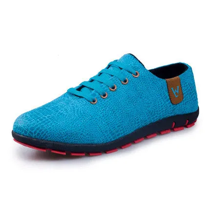 West Louis™ Casual Low Lace-up Canvas Shoes