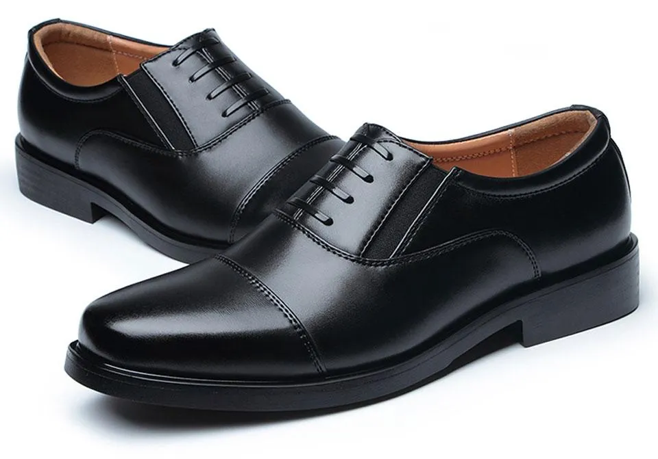 West Louis™ Gentlemen Leather Business Style Dress Shoes